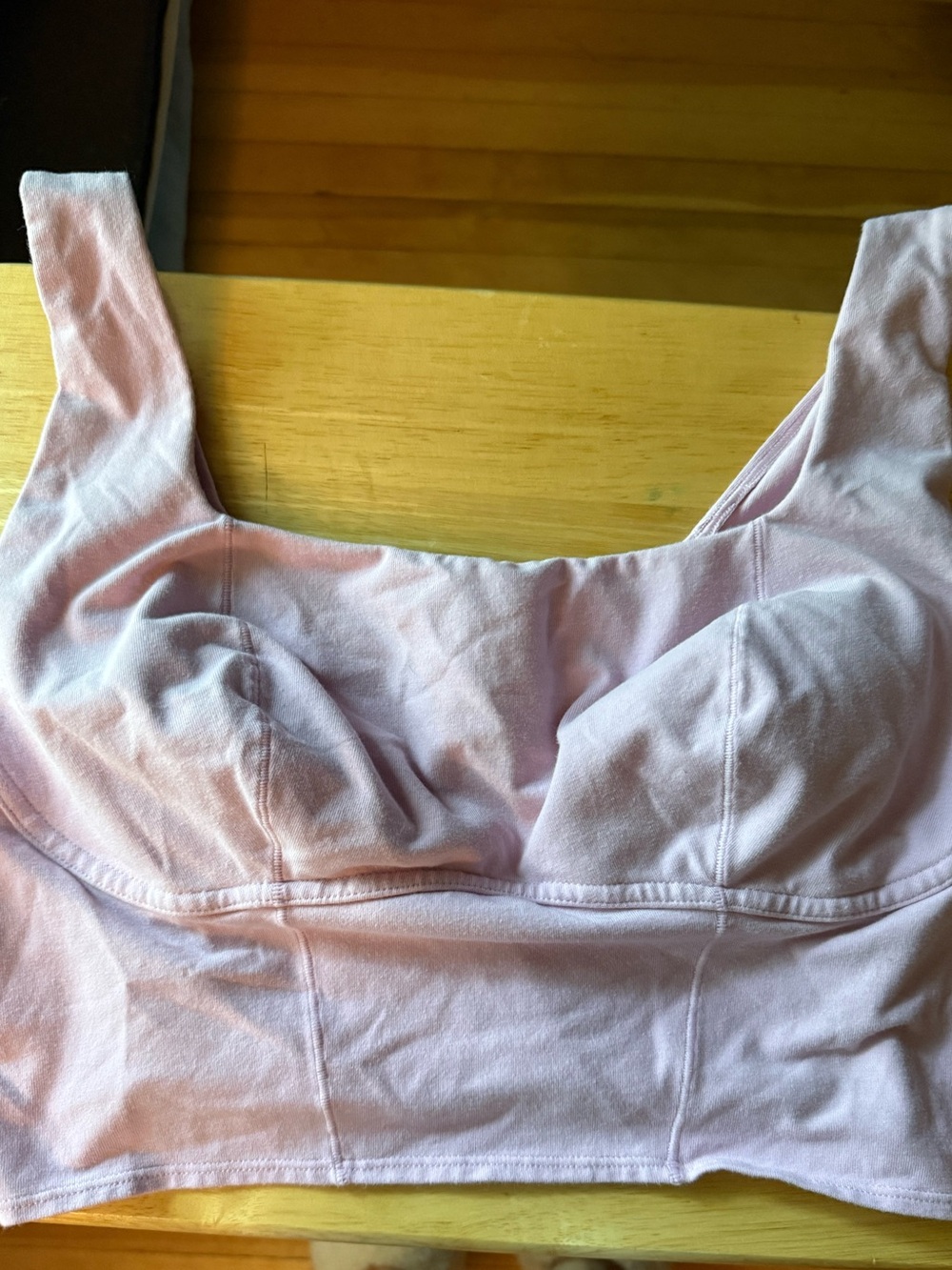 Women’s Victoria's Secret PINK Light Pink cropped thank size XXL